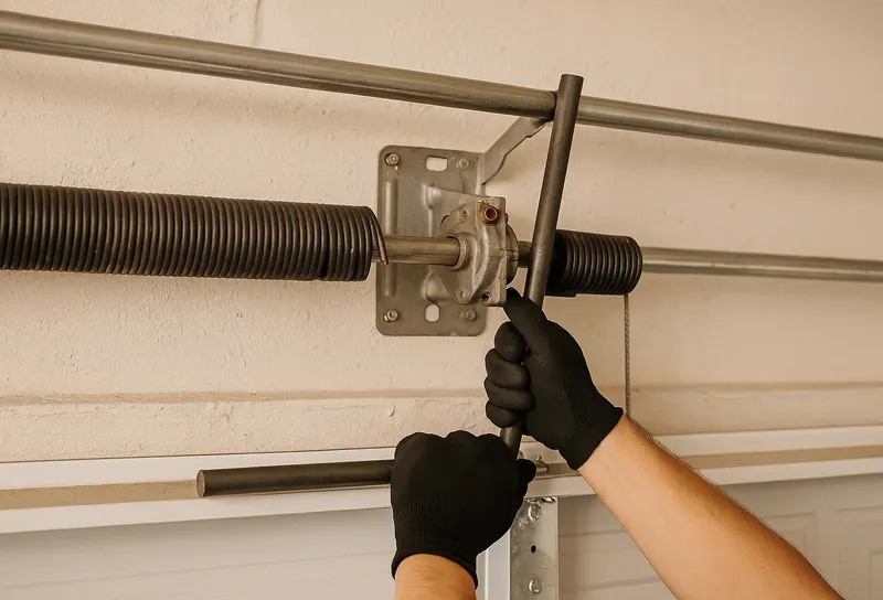 Garage Door Spring Repair in Bell