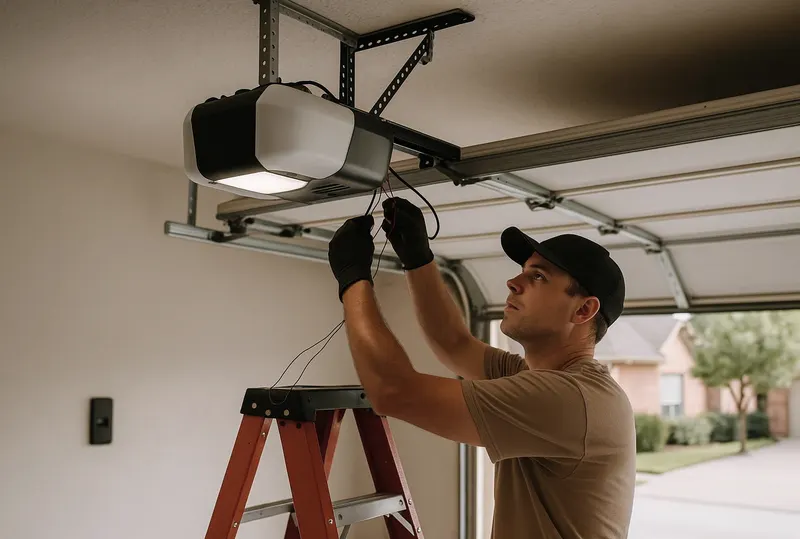 Garage Door Opener Installation in Bell